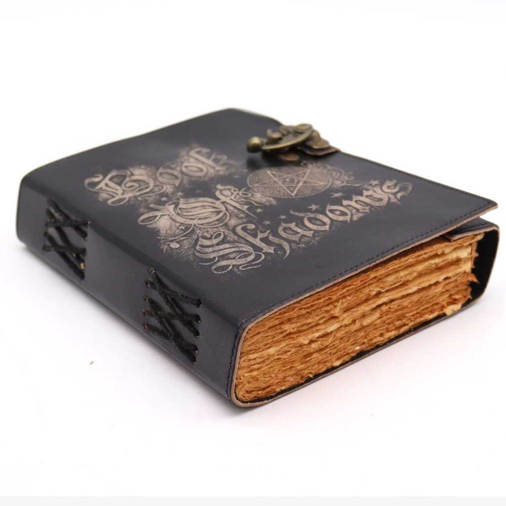 Leatherbound Book of Shadows with metal Clasp