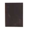 A Large Black Tan leatherbound notebook with 100 lined pages