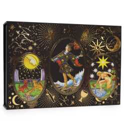 A Gold Foil "Let the Magic Begin" Tarot Cards Gift Set