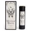 an ancient witch ritual candle with packaging on a light background