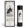 an ancient witch ritual candle with packaging on a white background