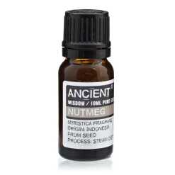 essential oil: a 10ml bottle of nutmeg oil
