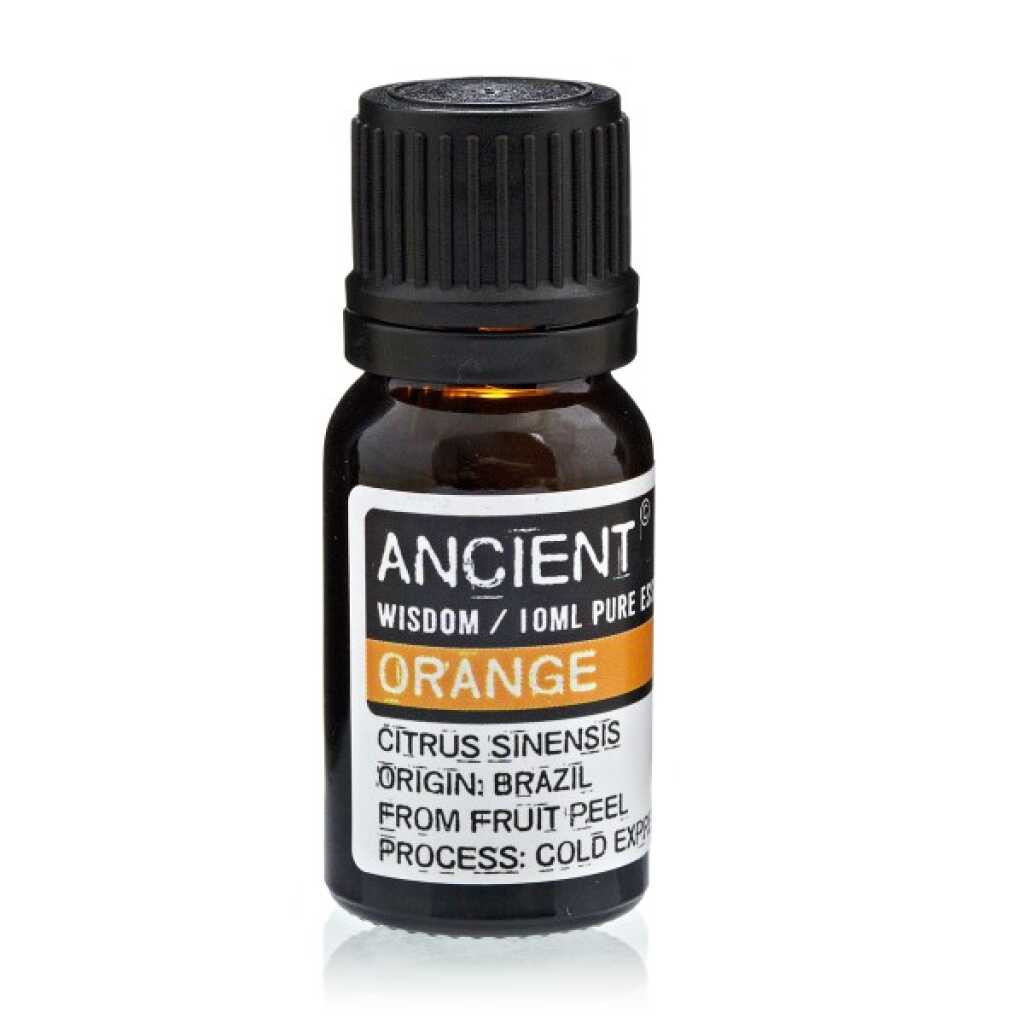 essential oil: a 10ml bottle of orange oil