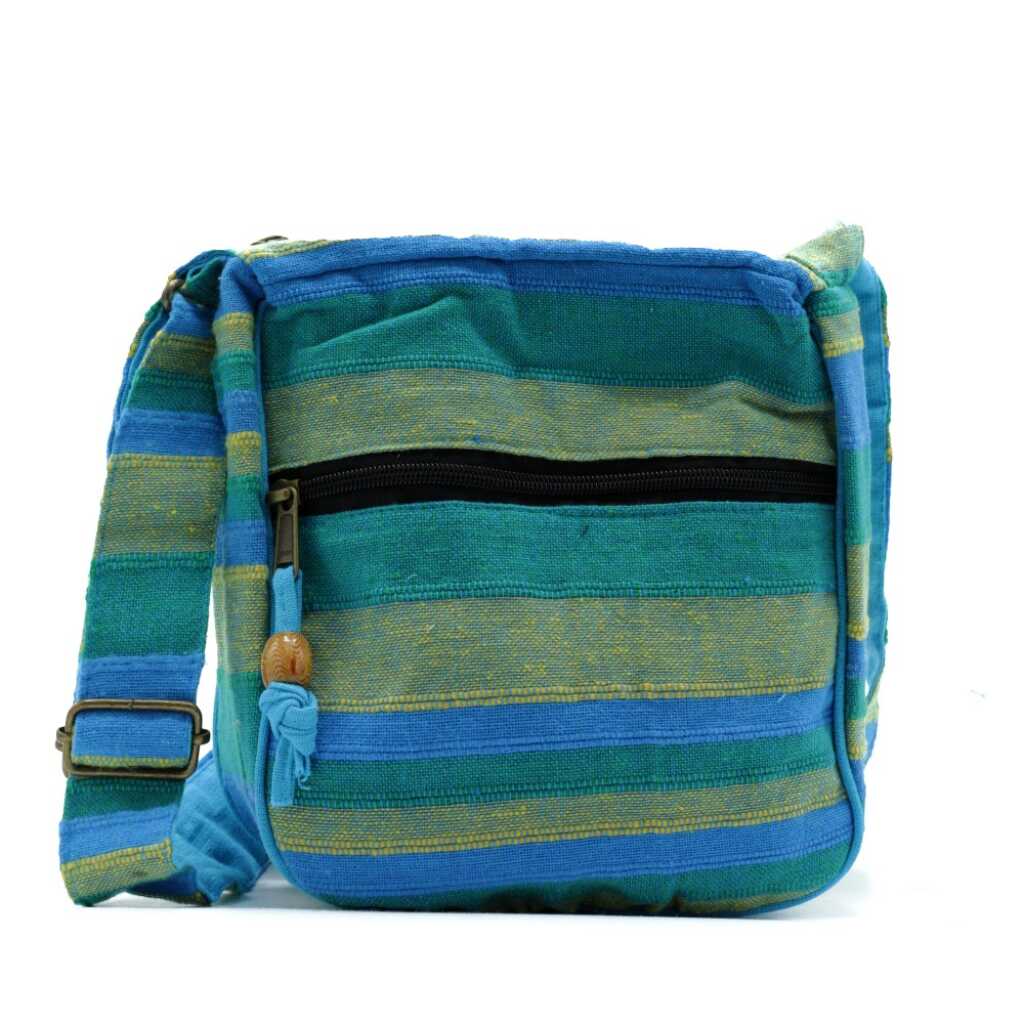 nepal sling bag - spring meadows with adjustable strap