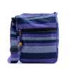 nepal sling bag - deep sea blues with adjustable strap