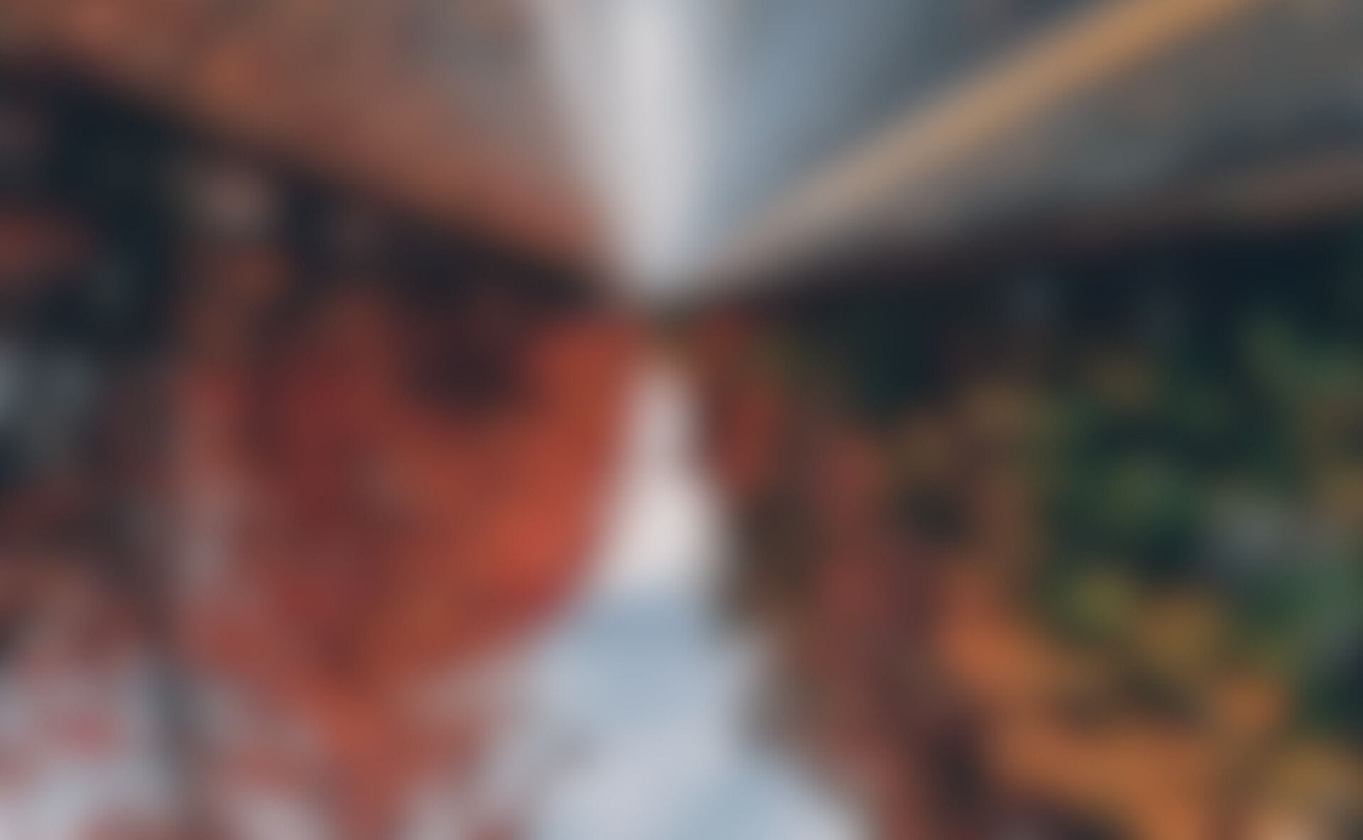 blurred autumn scene