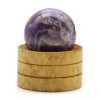 Gemstone Sphere 40mm - African Amethyst with Stand