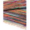150 x 90cm Indian Rag Rug - Natural